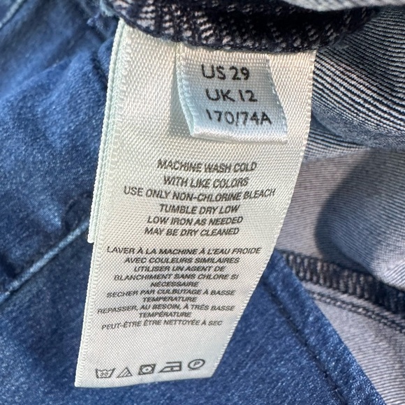 We The Free FREE PEOPLE PENNY PULL-ON FLARE JEANS Echo Blue Size 29 - Picture 5 of 9